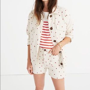 ISO - Madewell Strawberry Jacket